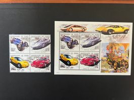 Lotus, Ferrari Auto Niger  Satz und  Block ** Luxus (B37)
