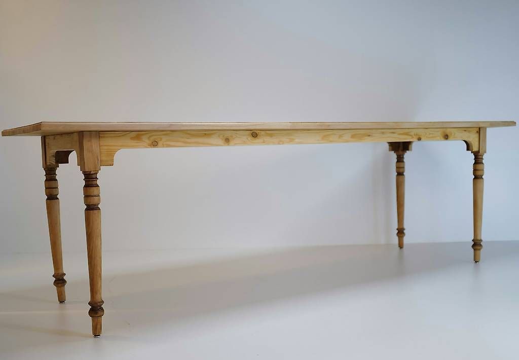 Tische: Antiker Biedermeier Esstisch 240x75 cm, restauriert – Gebraucht aus Beromünster von VSNC