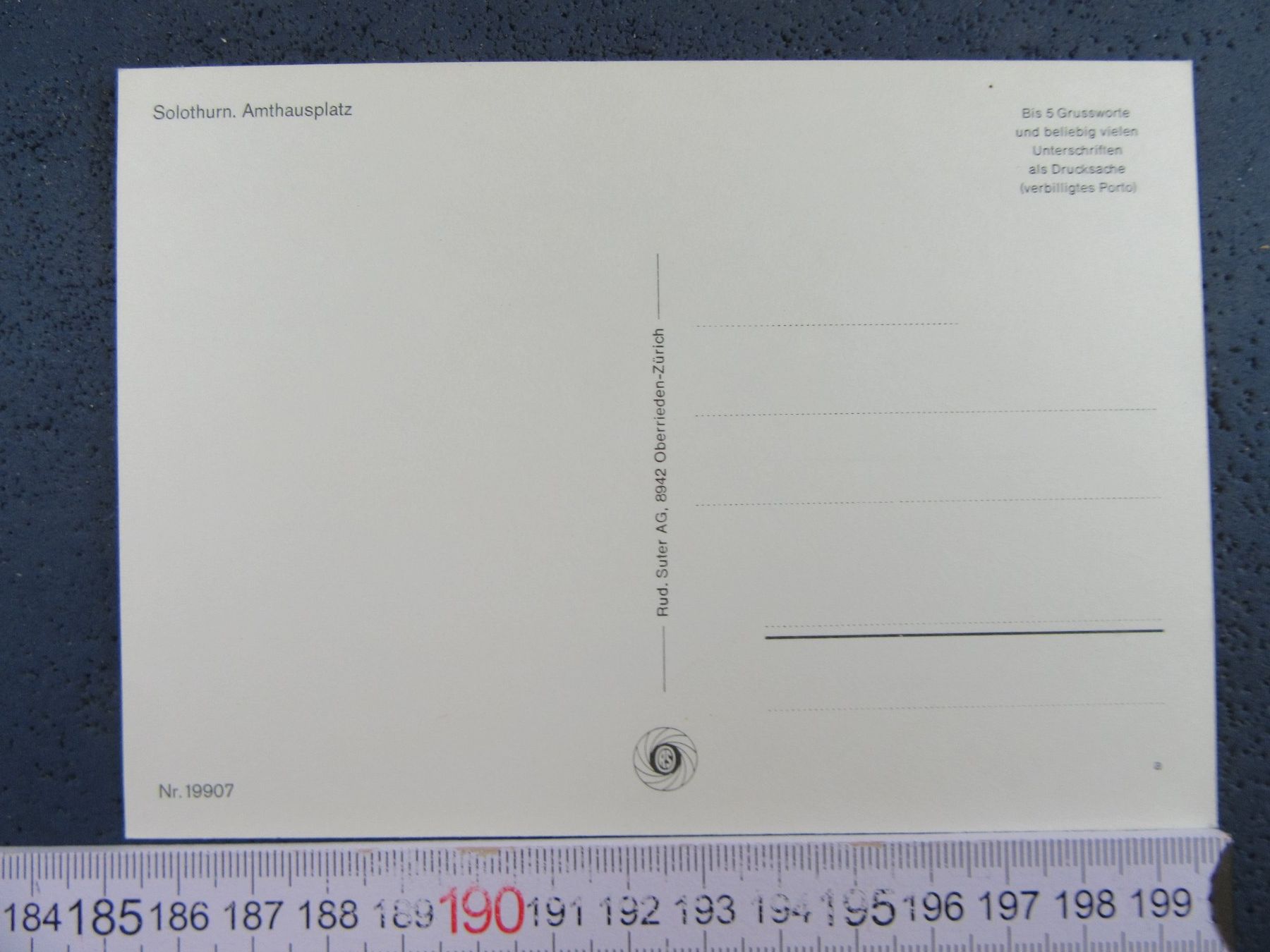 Cartes postales: SOLOTHURN AMTSHAUSPLATZ AK SO – D'occasion à Ettingen par Hausi4711 1