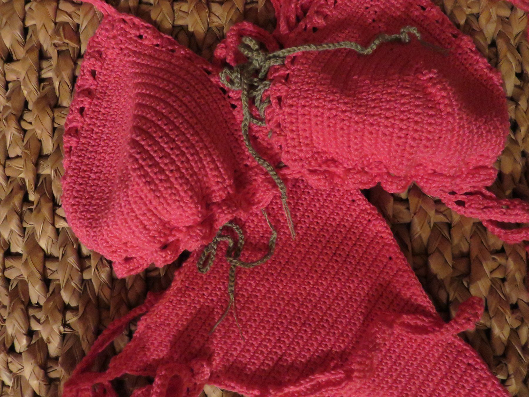Costumi da bagno & Bikini: Bikini - Baumwolle - Bademode - handgemacht – Nuovo (secondo la descrizione) da Luzern venduto da Krista1