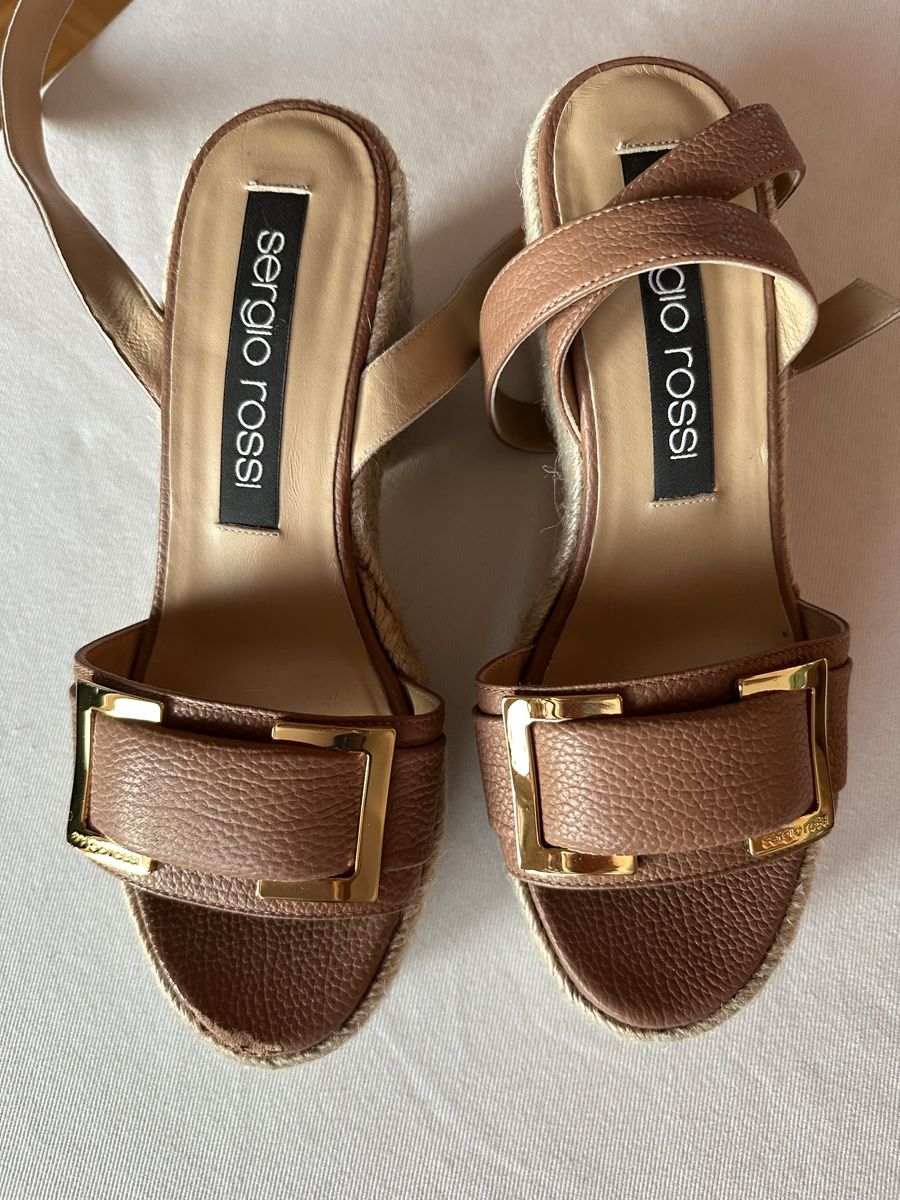 Sergio Rossi Damenschuhe: Sergio Rossi Plateau Sandalen – Gebraucht aus Niederteufen von nana65 1