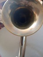 Jagdhorn Einzelanfertigung , versilbert