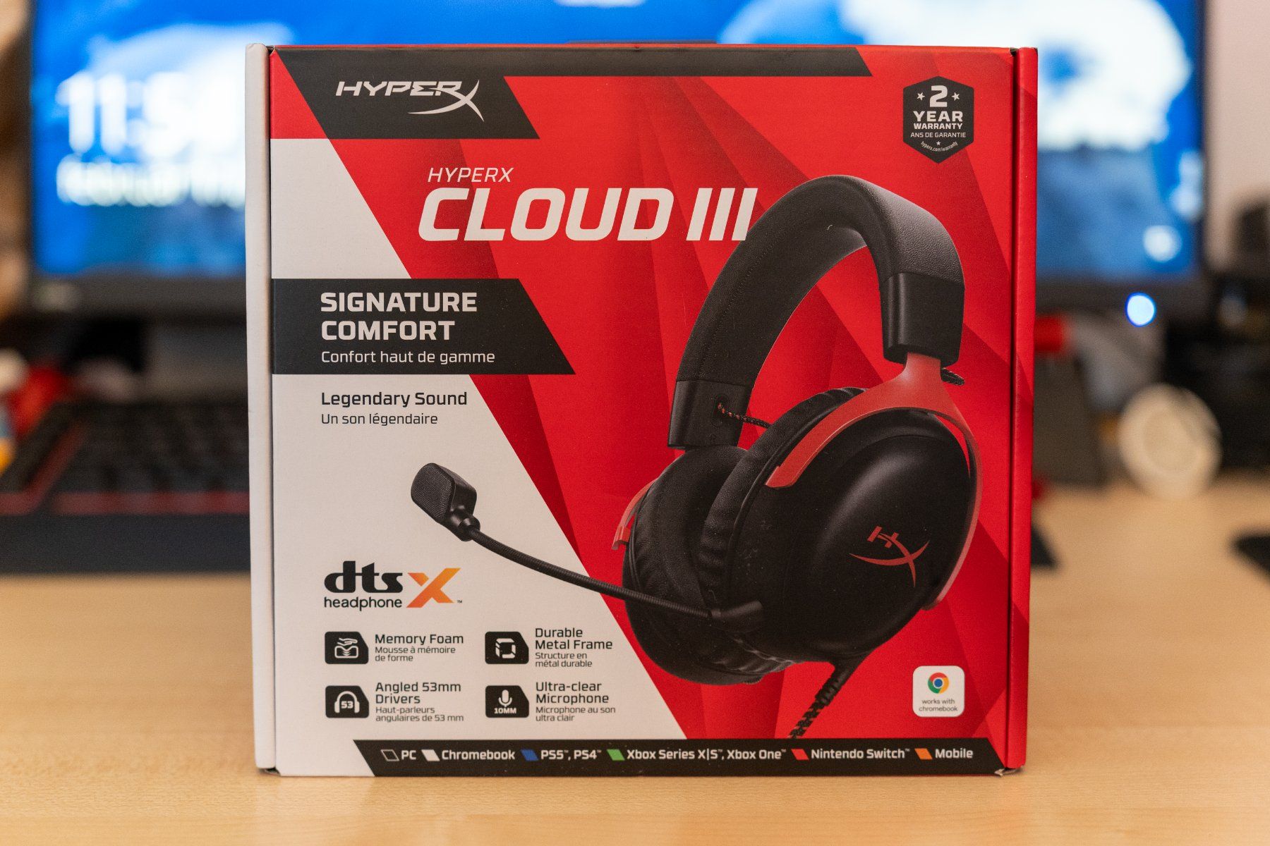 Hyperx Cuffie: HyperX Cloud III Gaming Headset - Neu – Nuovo e nell'imballaggio originale da Zürich venduto da tonogen