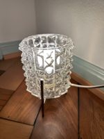 Vintage Tischleuchte aus strukturiertem Glas (1960/1970)