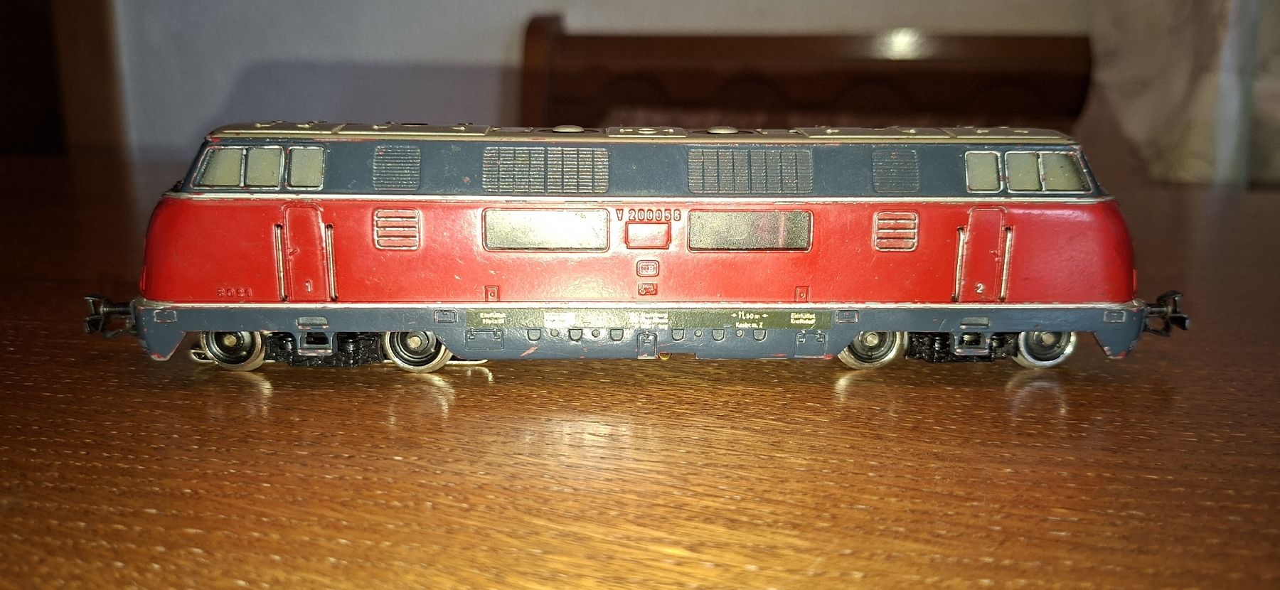Märklin Modellini di ferrovie: H0 Märklin AC Analog DB V200 056. – Difettoso da Pfäffikon ZH venduto da gub_2j76 3