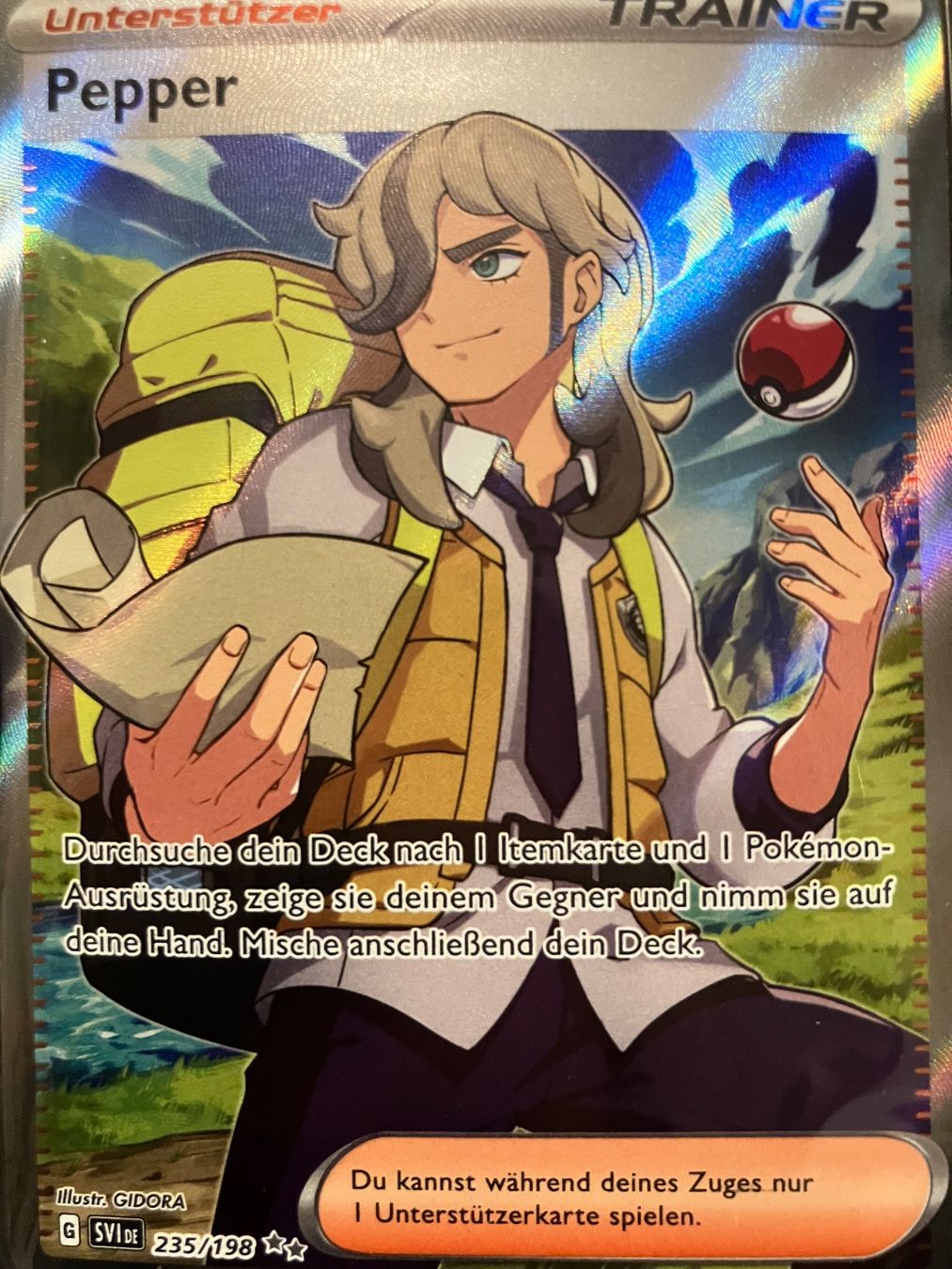 Pokémon Carte collezionabili: Pepper 235/198 – Usato da Baar venduto da Elmo43