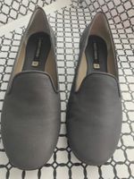 ALBERTO FERMANI Loafers blau grau, Gr. 39, Leder