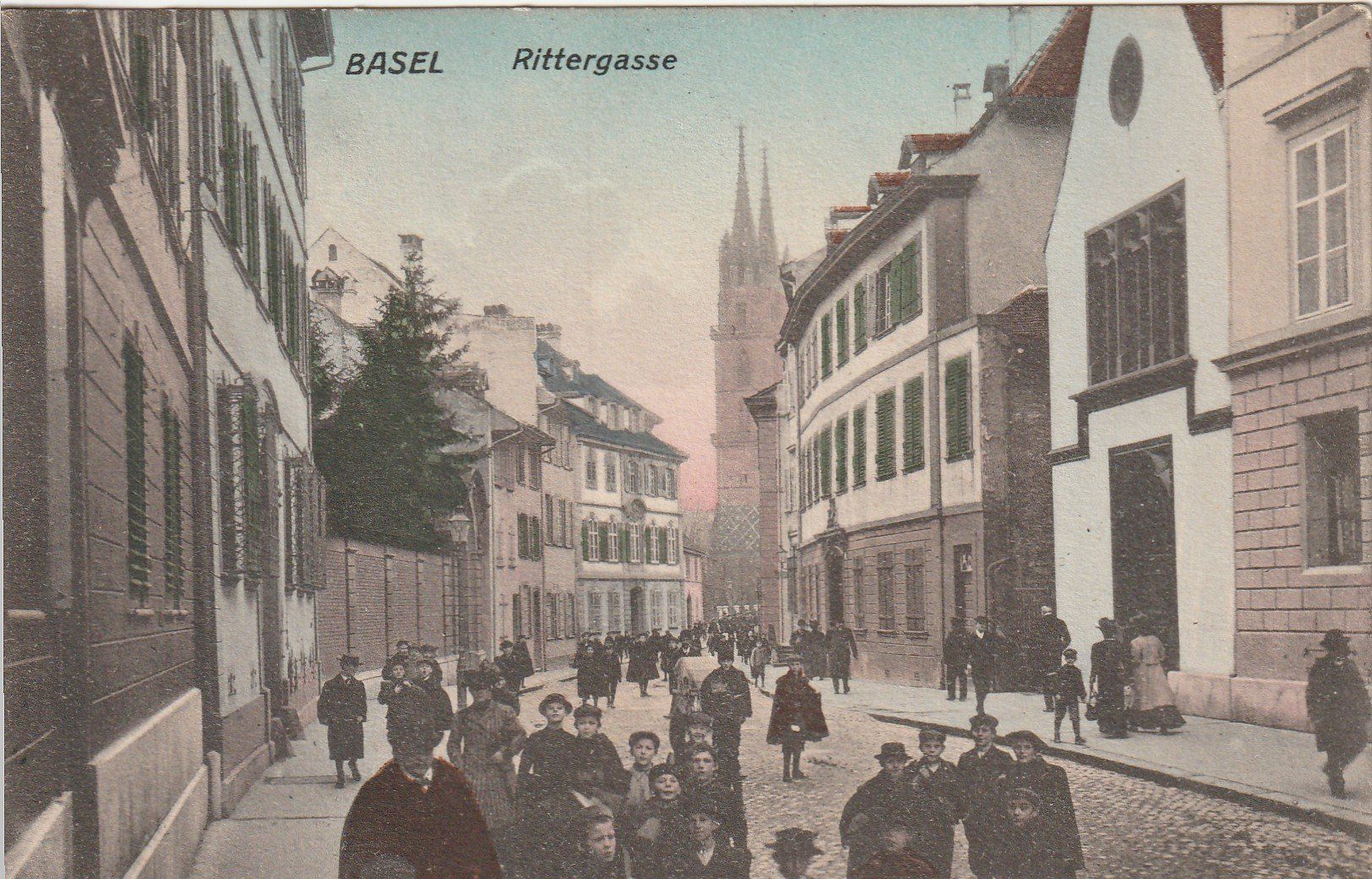 Cartes postales: Basel-Rittergasse-1910 – D'occasion à uttwil par Koehlerfred