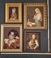 Gobelin Set mit antiken Rahmen, Vintage, Landhausstil 20stk