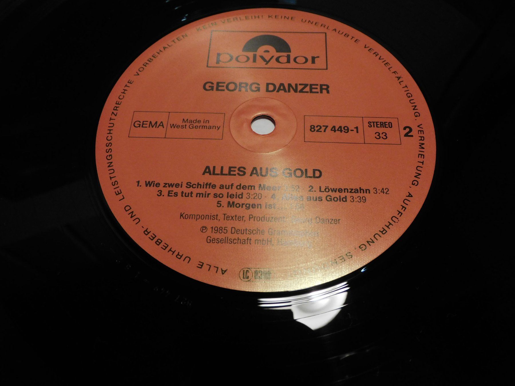 Dischi in vinile: LP Schallplatte 1985 Georg Danzer - Schallplatte – Usato da Sursee venduto da 76 1