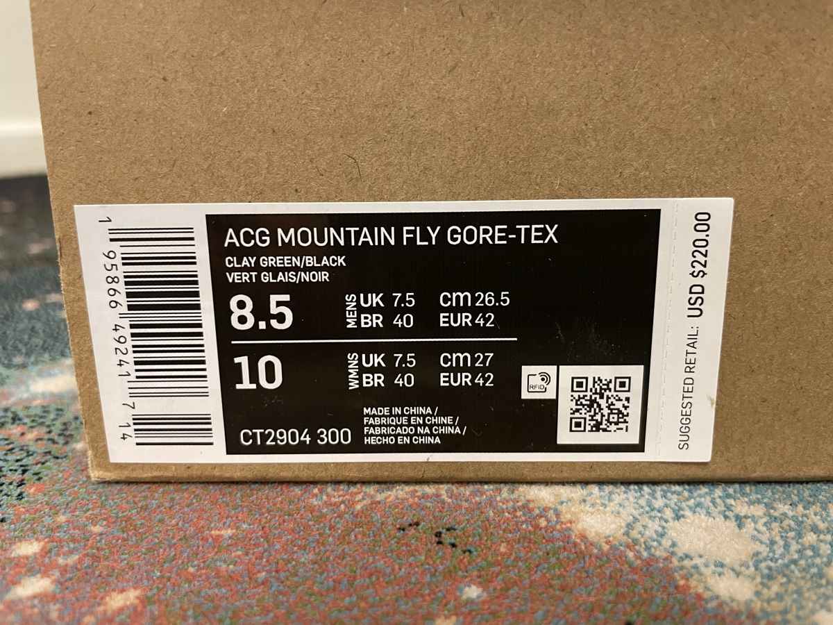 Nike Scarpe da uomo: ACG Mountain Fly Gore-tex 8.5 42 – Nuovo (secondo la descrizione) da basel venduto da saitthammatthias 6
