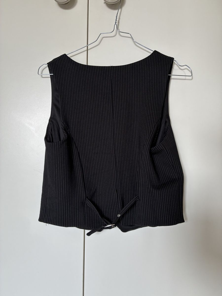 Mango Gilets & Westen: Weste Mango, gestreift schwarz, neuwertig – Neu (gemäss Beschreibung) aus Basel von ememilil 1