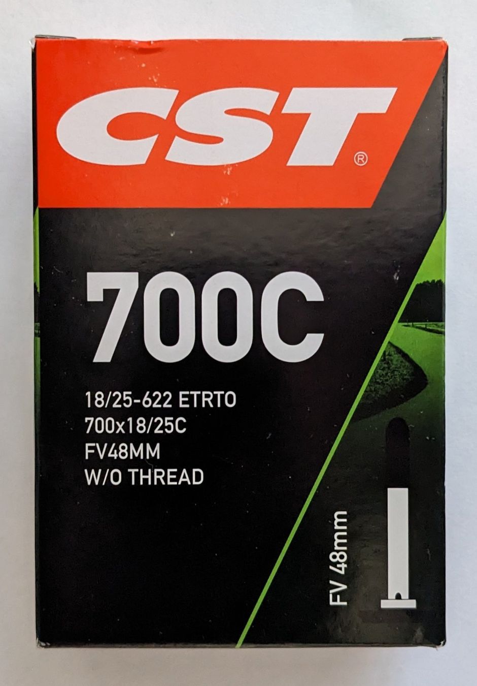 Ersatzteile: CST Inner Tube 700C 18/25 Presta 48mm – Neu und originalverpackt aus Adliswil von hippophile
