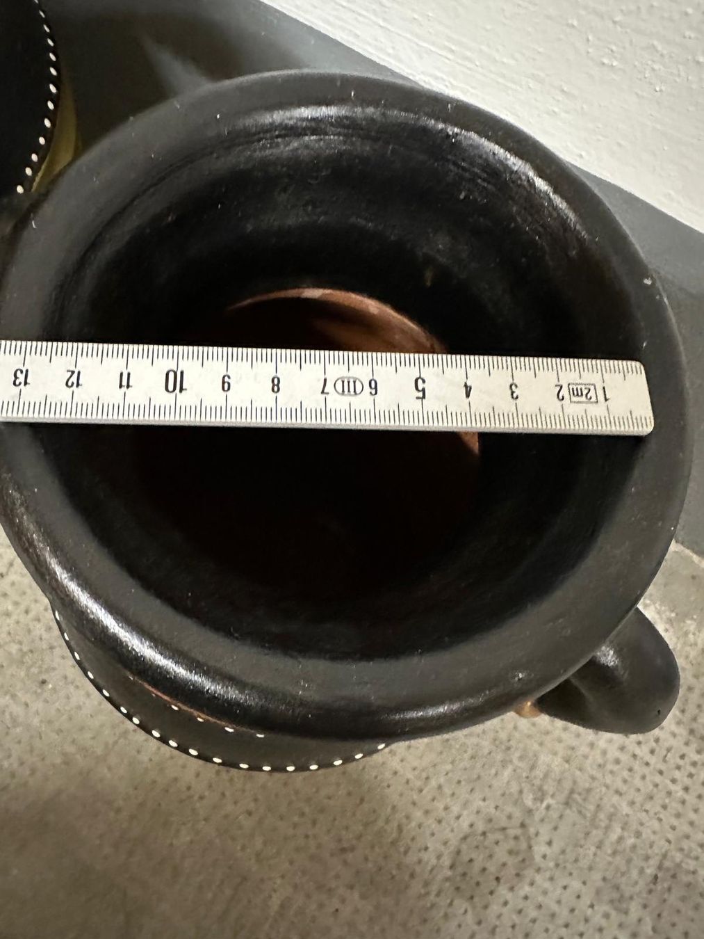 Töpfe: Set mit 3 Töpfen / Gold Schwarz / Ton – Gebraucht aus Gipf-Oberfrick von nobi97 5