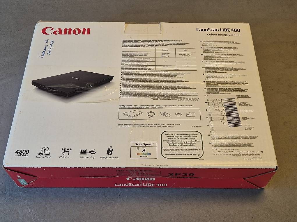 Scanneurs: Scanner Canon LiDe 400 – D'occasion à Crans VD par tgdis 2