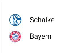2 × Schalke vs. Bayern München