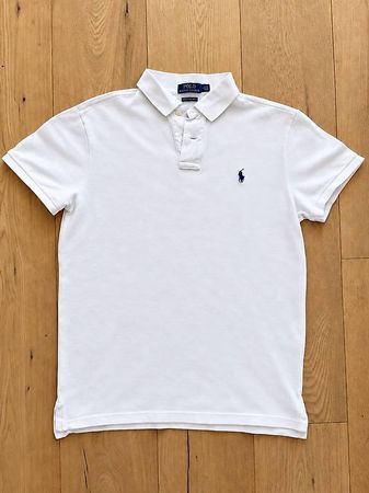 Polo Ralph Lauren Polo Shirt Größe M - Classic Fit in weiß