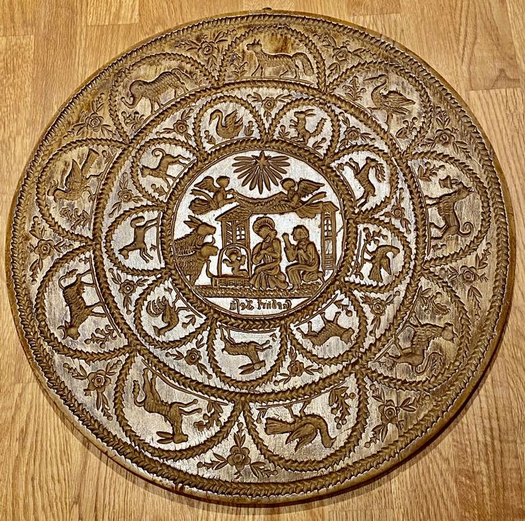 Antikes Tirggel Model Durchmesser 38 cm Geburt Christi | Kaufen auf Ricardo