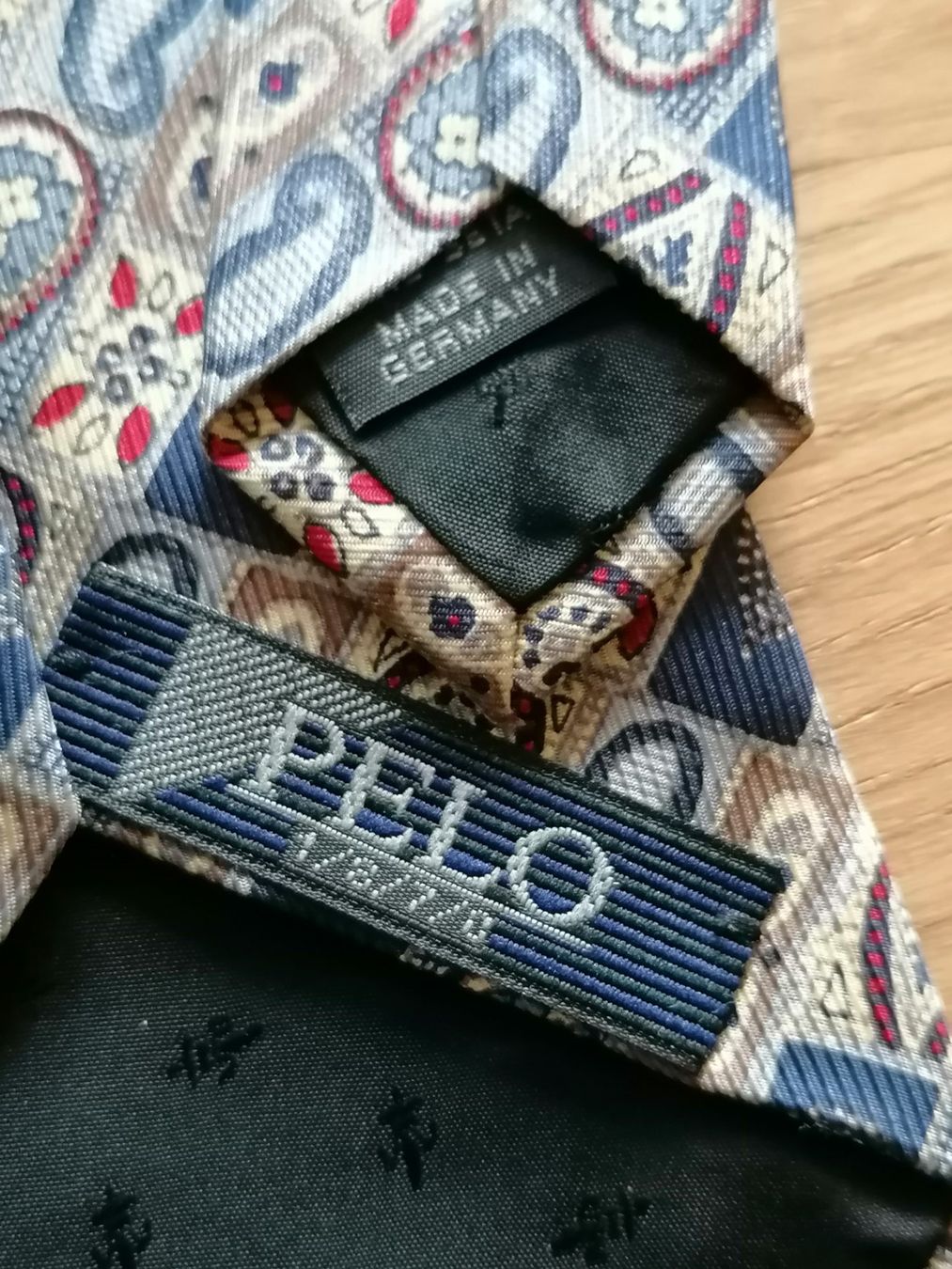 Cravatte: Pelo Krawatte 100% Seide - Nr.130 – Usato da Basel venduto da vintagecollector 3