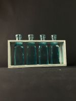 Deko | Glasflaschen in Holzrahmen | Shabby Chic