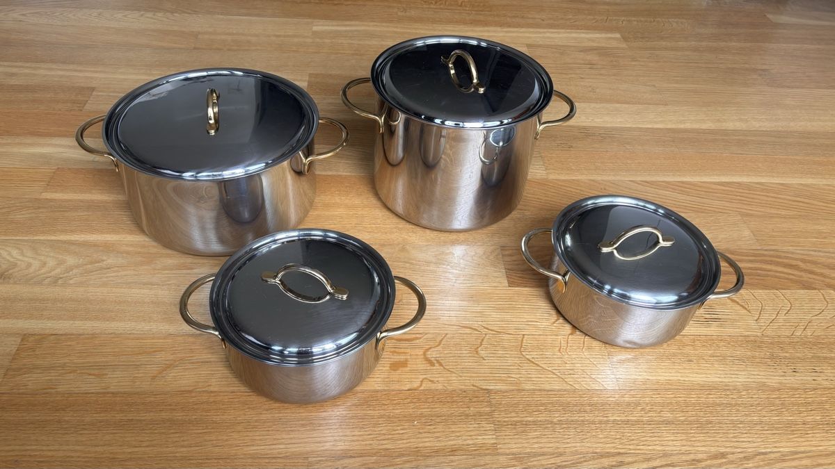Sigg Padelle: 4 SIGG-Pfannen, Edelstahl – Usato da Basel venduto da Defne 4