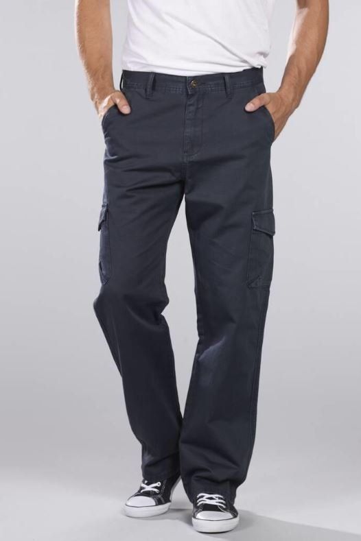 Pantaloni: Cargohose Bundweite 92cm blau/grau Gr.50 – Nuovo e nell'imballaggio originale da Koppigen venduto da Ready2Work 2