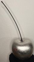 Dekor Kirsche in Silber mit Stiel klein