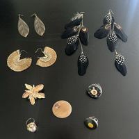 Lot bijoux - boucles d’oreilles / bagues 