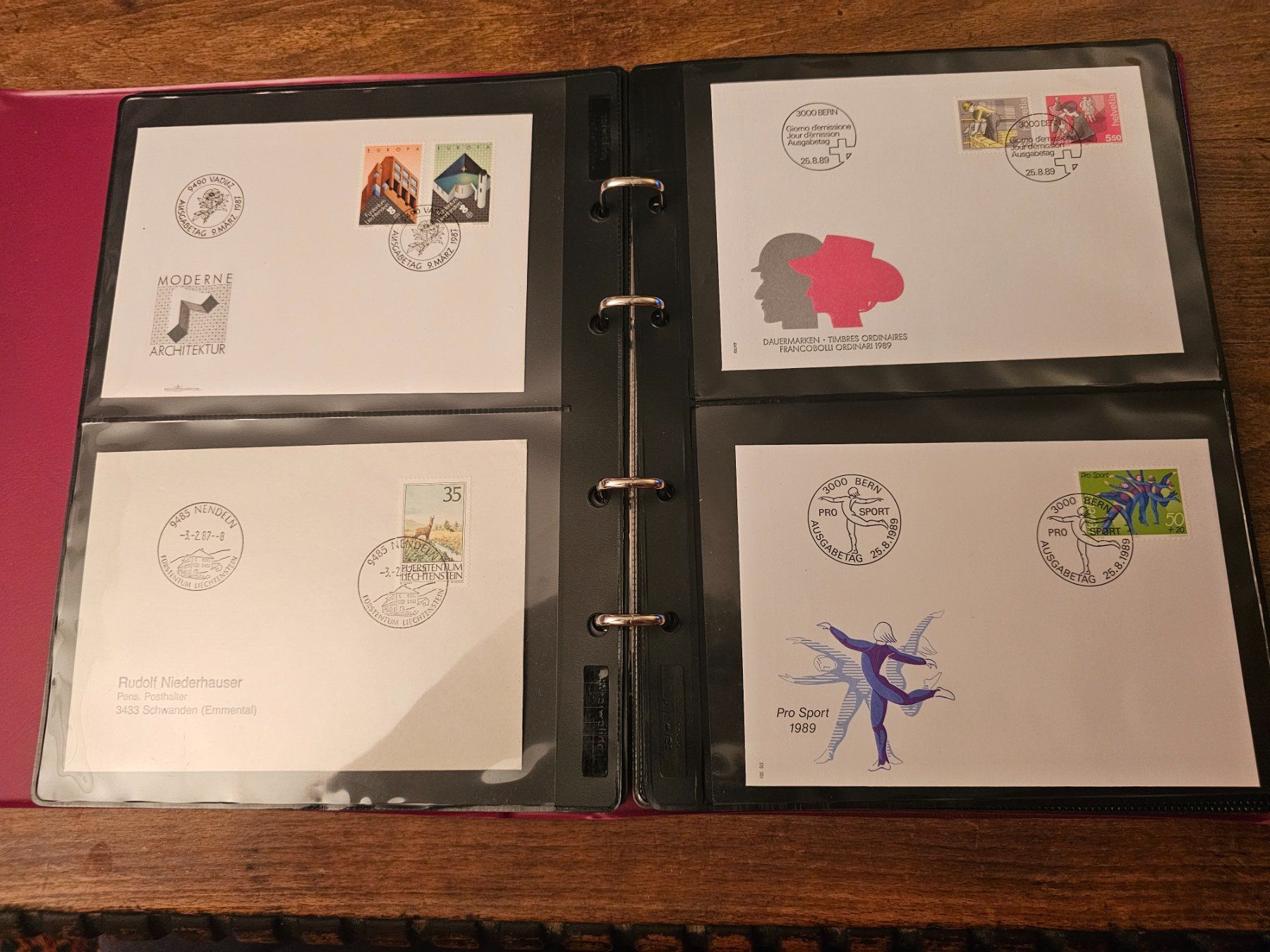 Tutti i francobolli: CH Album con buste FDC – Usato da Monte Carasso venduto da giave 1