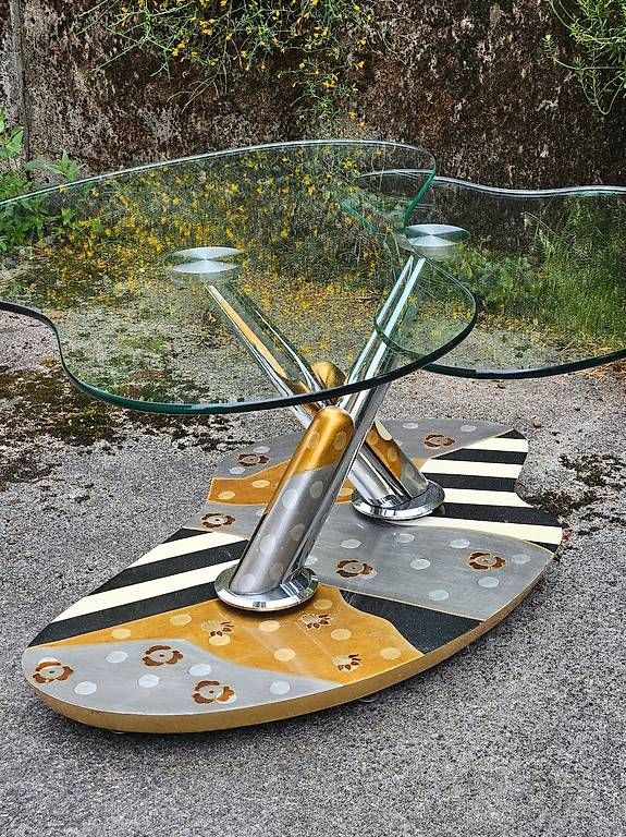 Pfister Tavoli: Couchtisch aus Glas, variabel – Usato da Ittigen venduto da bergruft 3