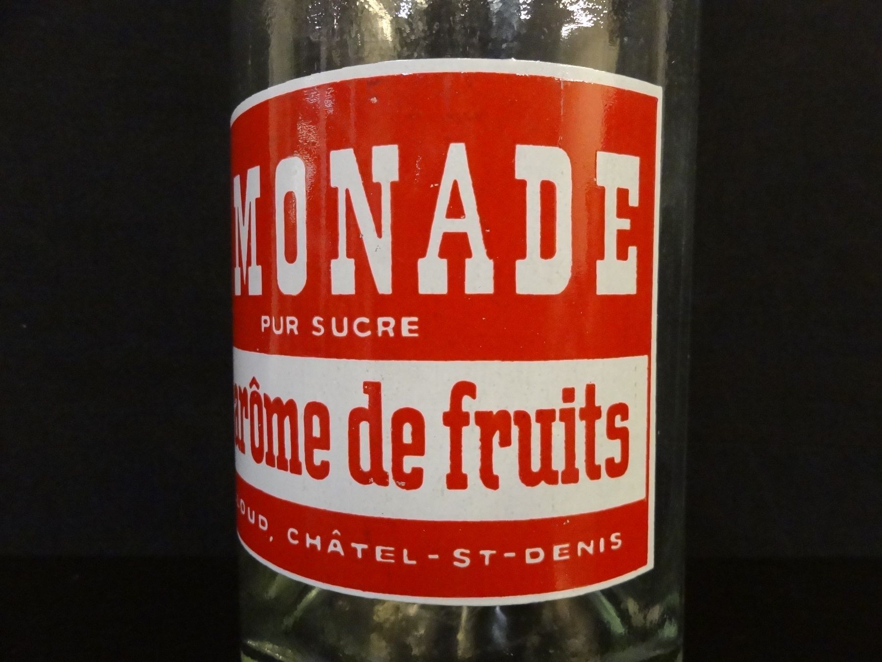 Gläser, Krüge & Flaschen: Flasche LIMONADE PUR SUCRE V. PILLOUD CHÂTEL-ST-DENIS 1957 – Gebraucht aus Kerzers von Flaschenposten 4