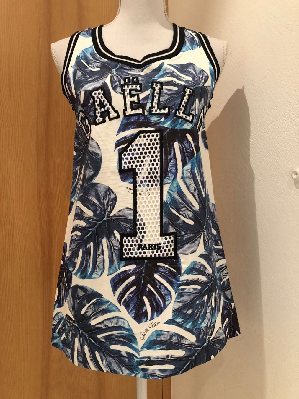 Tuniques: GAELLE TUNIKA BLAU GEMUSTERT /NP CHF 149.- – Neuf (Voir description) à Eschenbach SG par Lady020