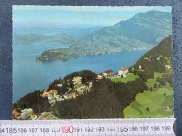 BÜRGENSTOCK 1966 HOTELS MIT RIGI LUFTBILD