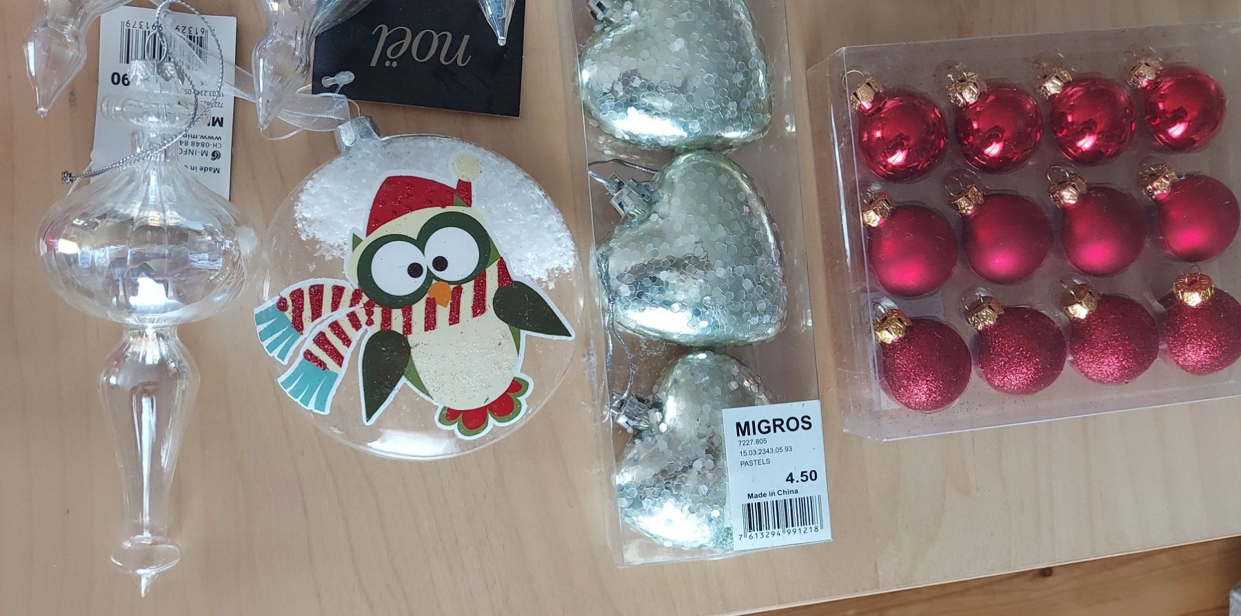 Migros Tutte le decorazioni: Weihnachtsschmuck diverse – Nuovo e nell'imballaggio originale da Läufelfingen venduto da Rubine 4