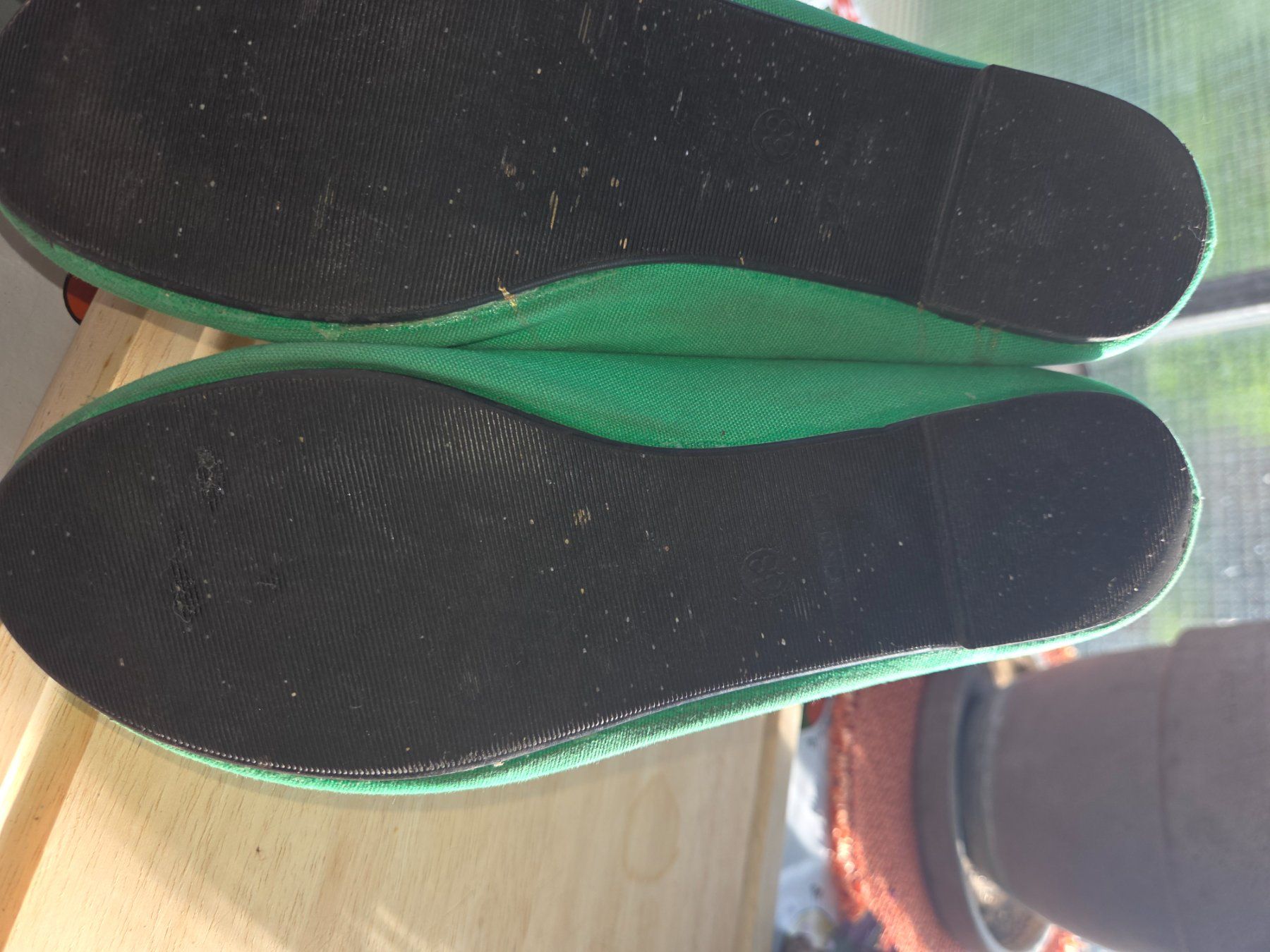 Scarpe da donna: Ballerines vertes printemps/été, taille 38 – Usato da Brügg BE venduto da rup_p6cw 2