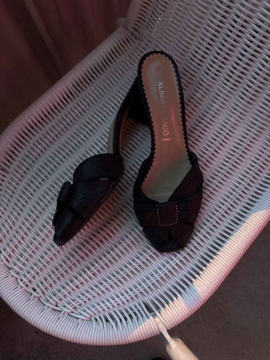 Damenschuhe: Alberto Zago Mules Leder – Gebraucht aus Bern von LoveVintageY2K 4