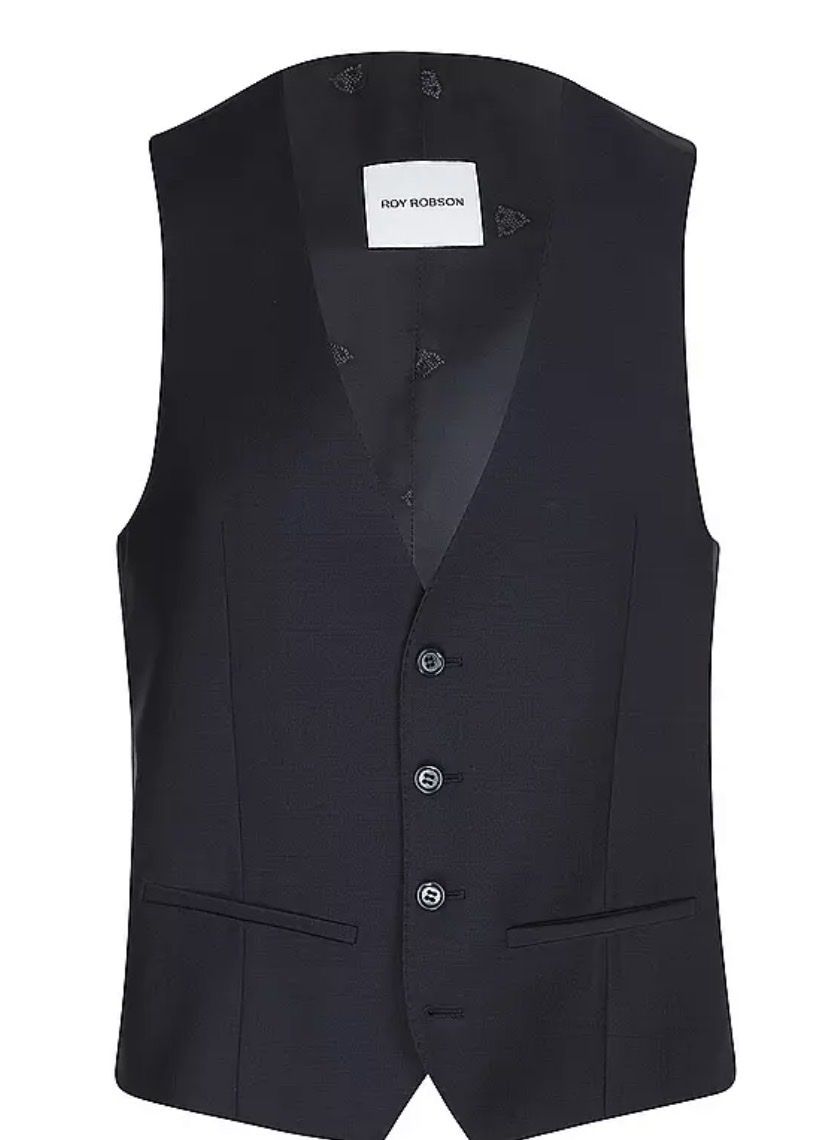 Gilet & Giacche: Anzugsweste Roy Robsen Gr.54 Dunkelblau – Nuovo (secondo la descrizione) da Köniz venduto da geiserbettina