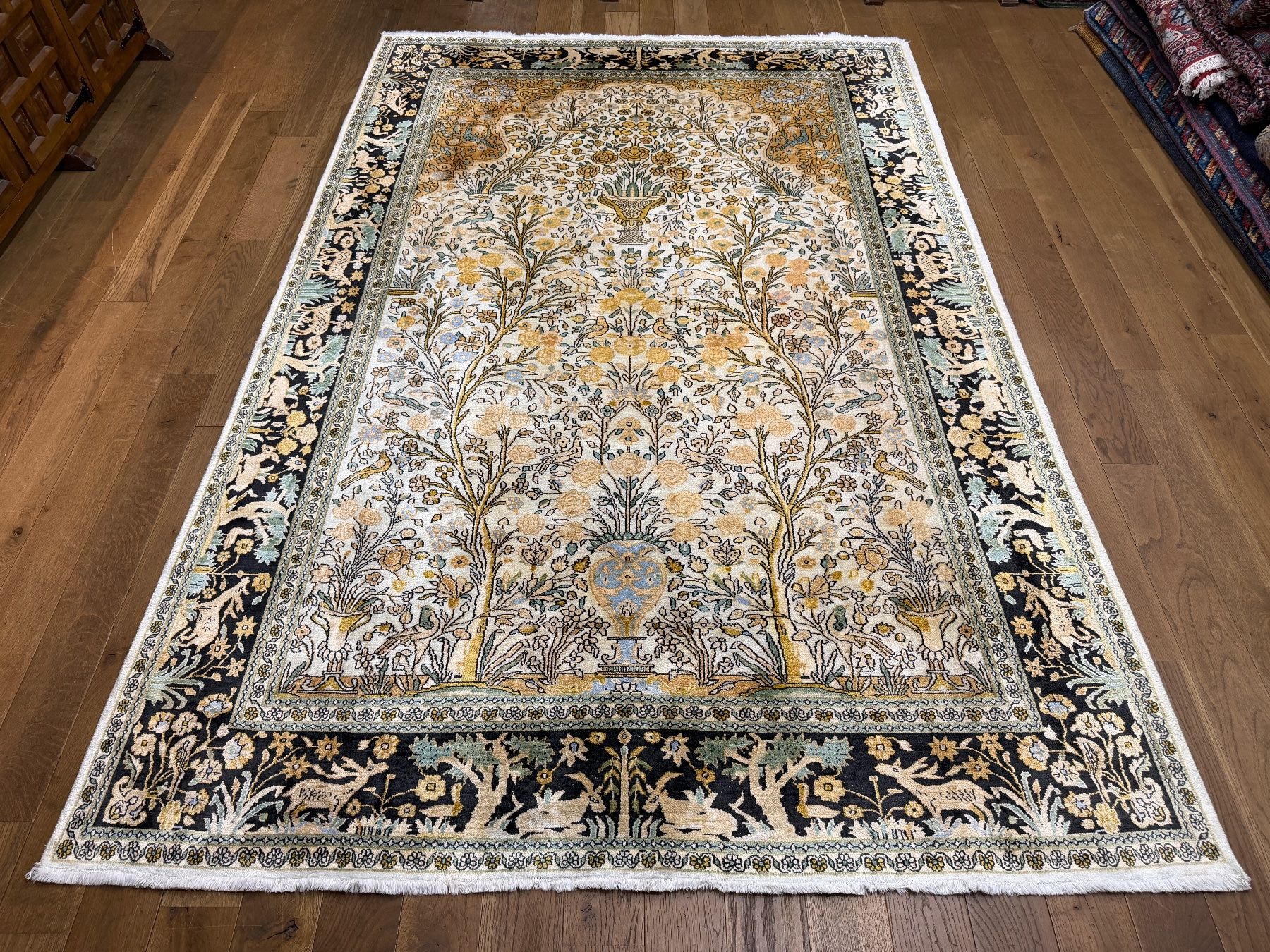Tappeti: Wunderschöner grosser Seidenteppich - Handgeknüpft – Usato da Bennau venduto da Mayer_Carpets