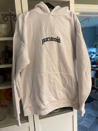 Black Squad Hoodie "Paranoid" Gr. M Weiss