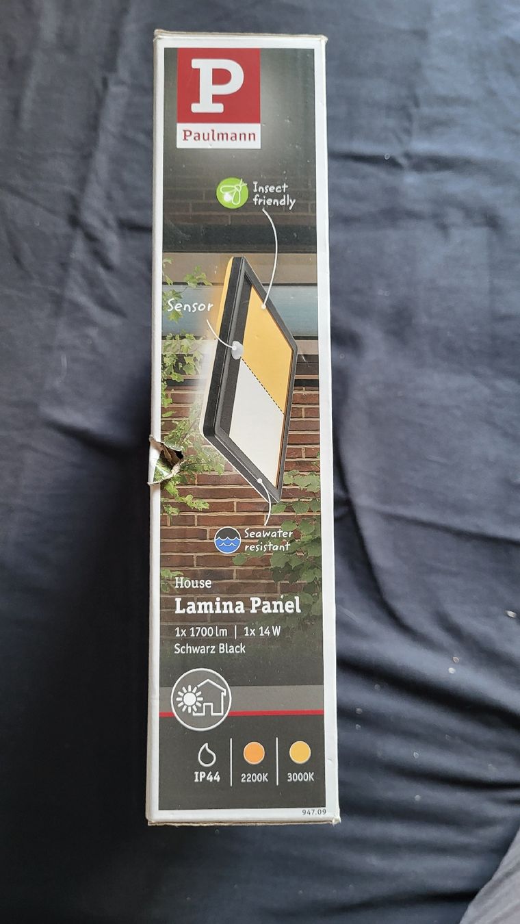 Paulmann Lampade: Plafoniera Lamina Panel Steinel - nuova – Nuovo e nell'imballaggio originale da Splügen venduto da man_9l5w 1