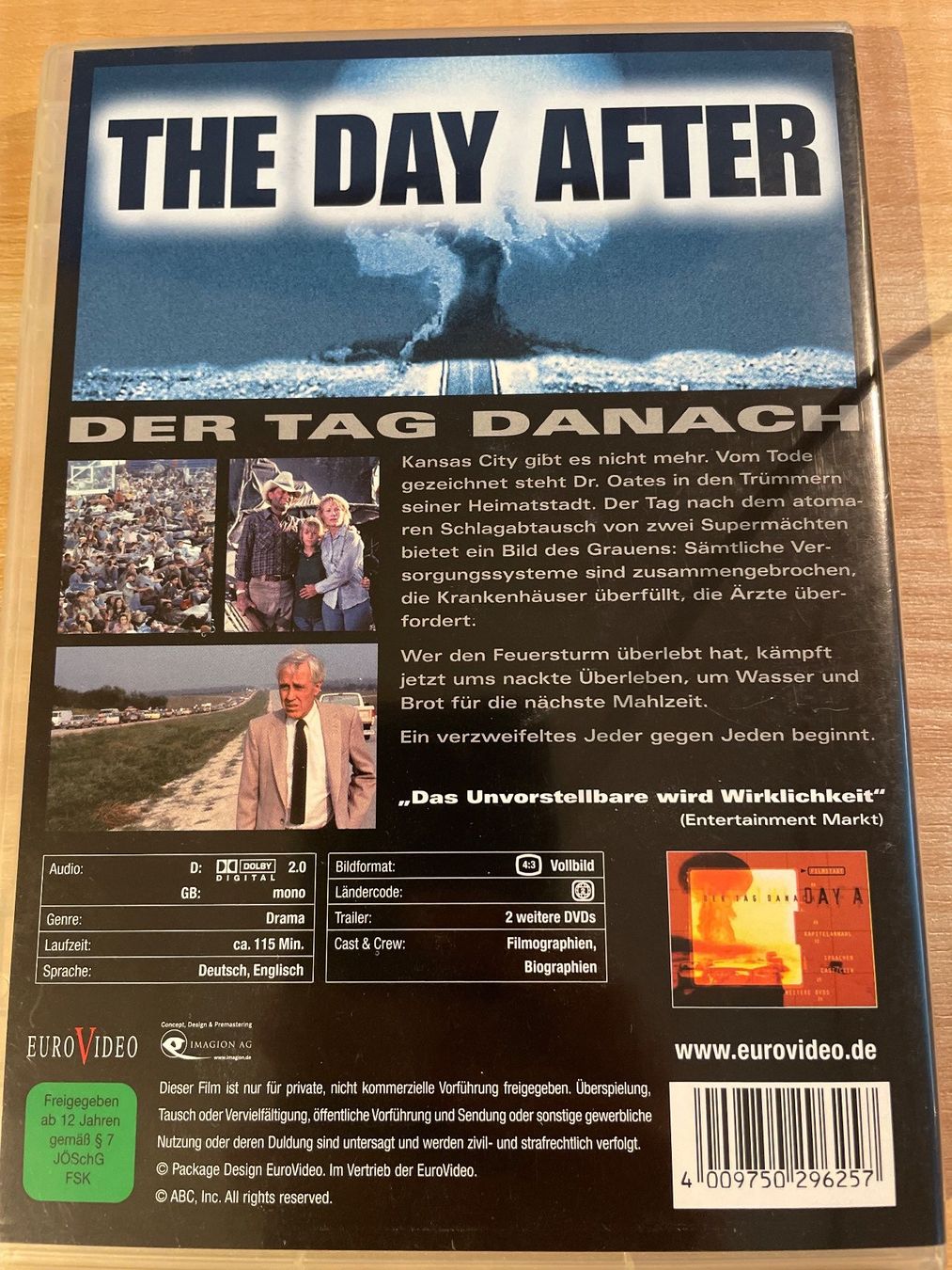 Tutti i DVDs: THE DAY AFTER - DER TAG DANACH – Nuovo (secondo la descrizione) da Münchenstein venduto da Xmen0 1