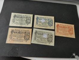 Oesterreich, Gunskirchen  - Notgeldscheine