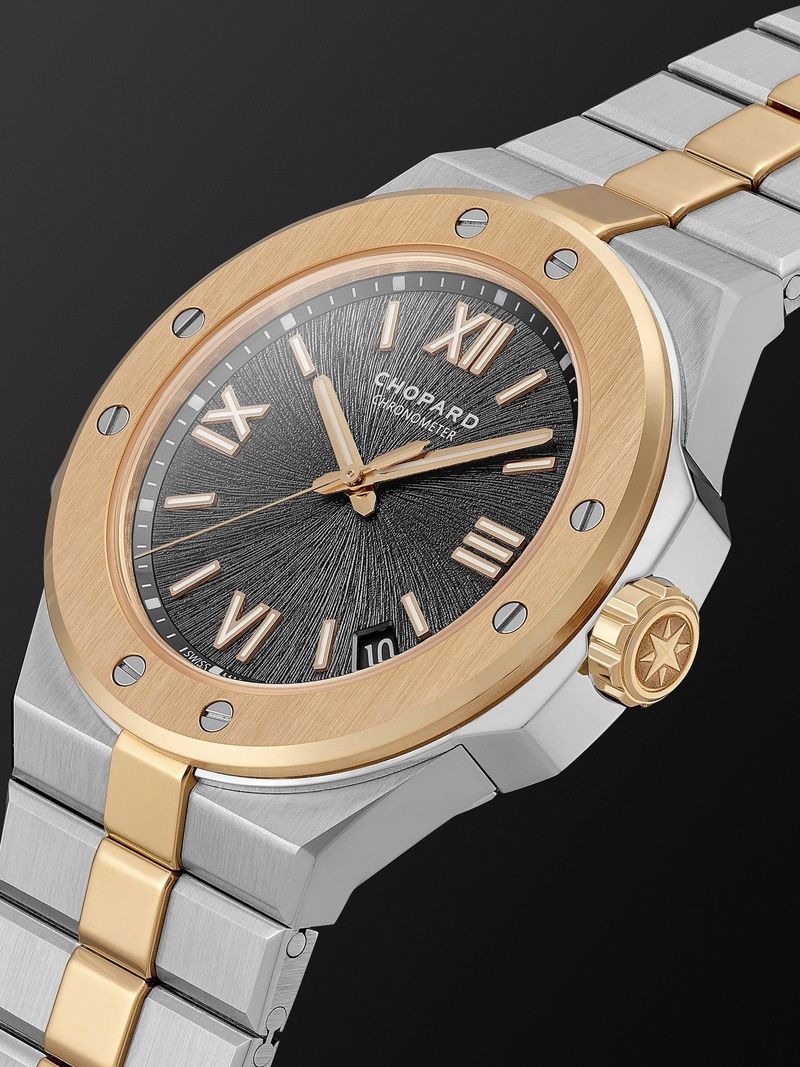 Chopard Orologi: Chopard Alpine Eagle 41mm — Acier & Or Rose – Usato da Cheyres venduto da Helvetic-Watches