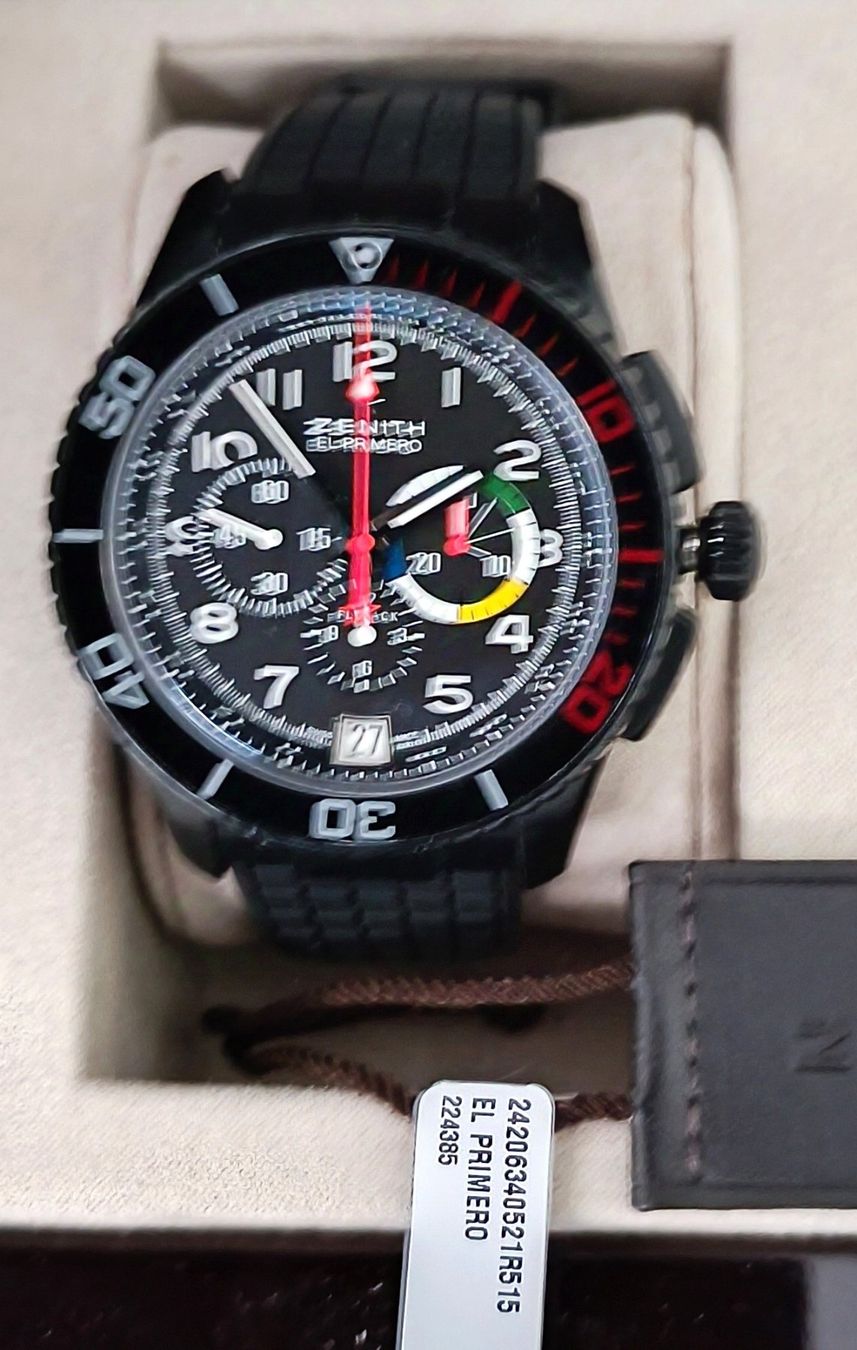 Zenith Orologi: Zenith El Primero Stratos Flyback Rainbow Limited Edition – Nuovo (secondo la descrizione) da Sierre venduto da imaginations 7