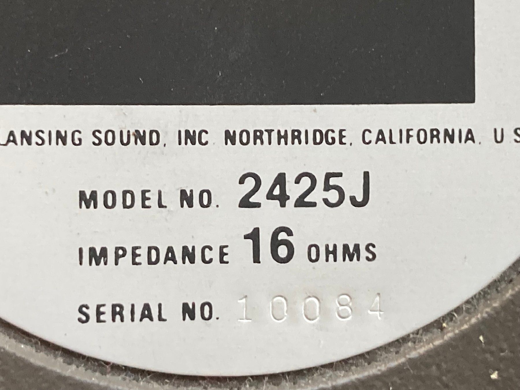 JBL Casse acustiche: JBL Treiber 2425 J – Usato da Biel/Bienne venduto da jcm800 4