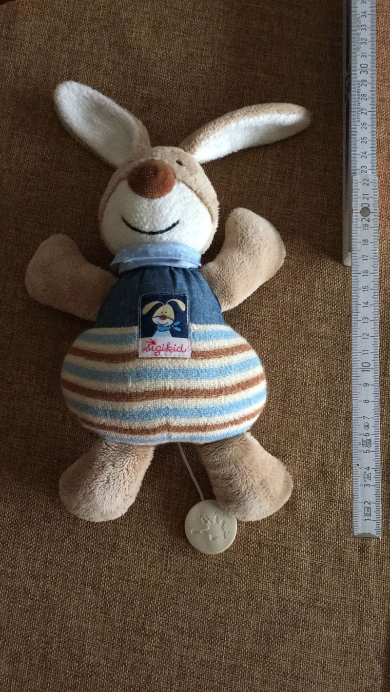 Sigikid Giocattoli: Doudou + carillon coniglio Sigikid – Usato da Melano venduto da H-Sara 4