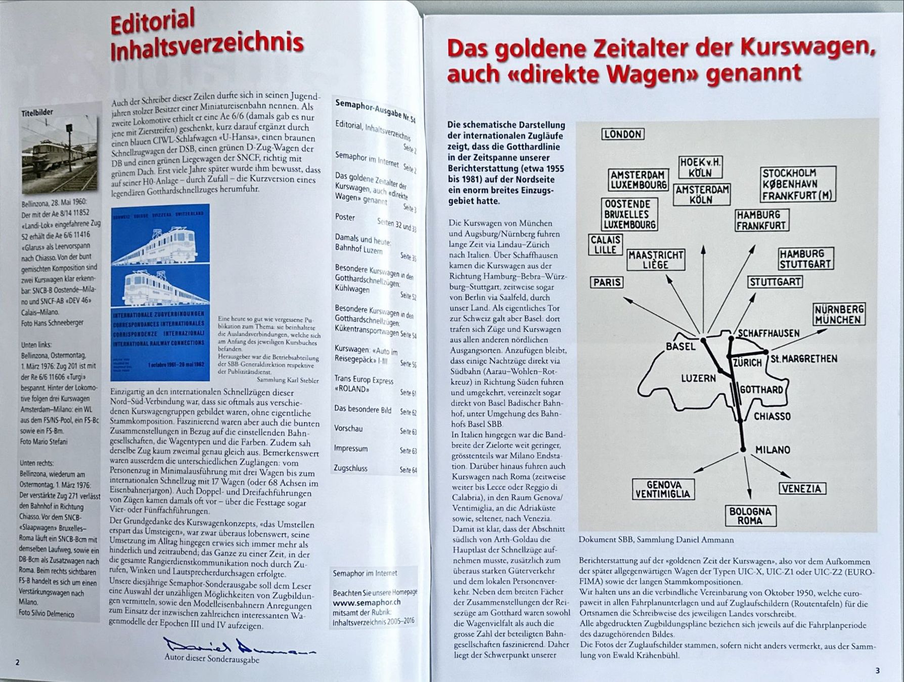 Riviste & Magazine: Semaphor Sonderausgabe 2017 – Nuovo e nell'imballaggio originale da Murgenthal venduto da View 1