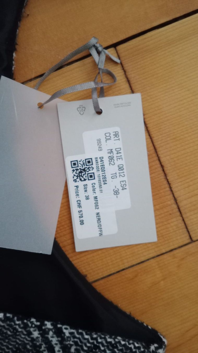 Kleider: Robe ERMANNO FIRENZE, taille 38, motifs écossais – Neu und originalverpackt aus Bern von masgarro 1