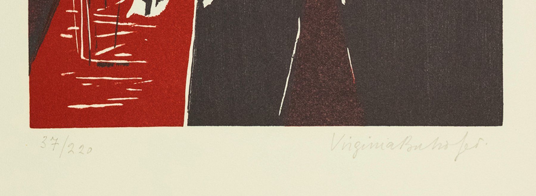 Holzschnitte: Virginia Buhofer, Holzschnitt – Gebraucht aus Masein von KunstvonFrauen 1