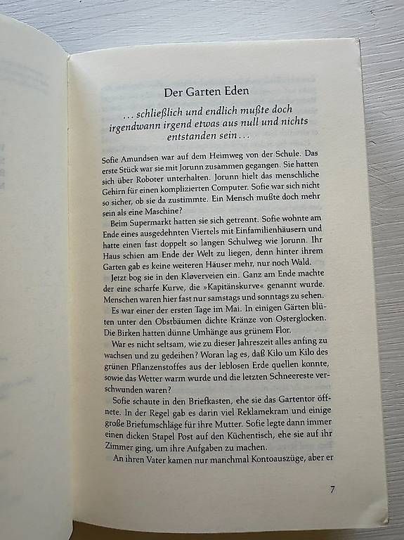 Libri: Sofies Welt von Jostein Gaarder – Usato da Zürich venduto da bekni 4